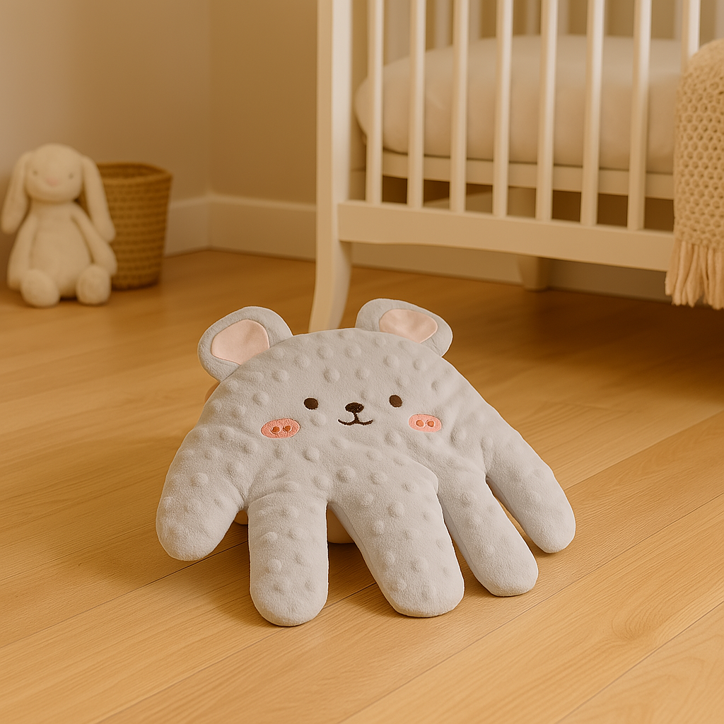 Coussin Apaisant Bébé - Souris Grise - Coussin Deco