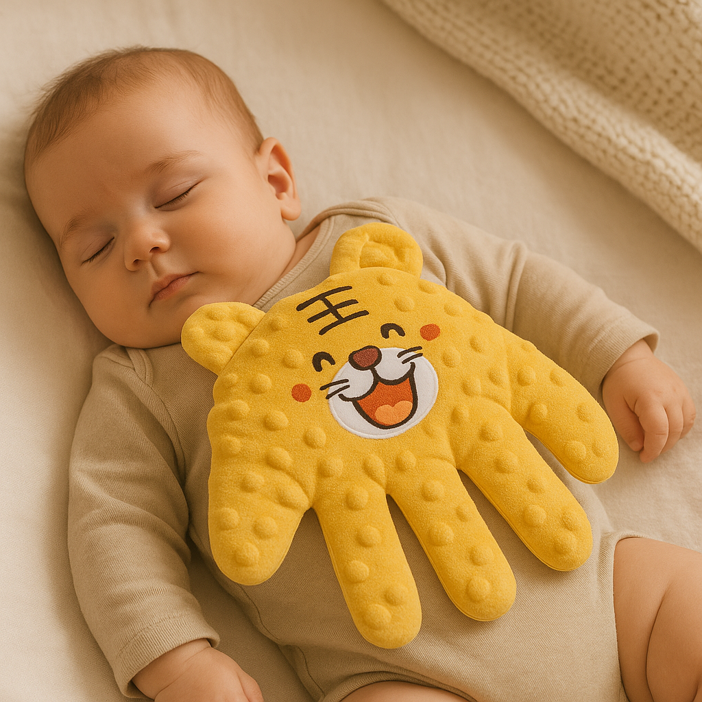 Coussin Apaisant Bébé - Tigre Jaune - Coussin Deco