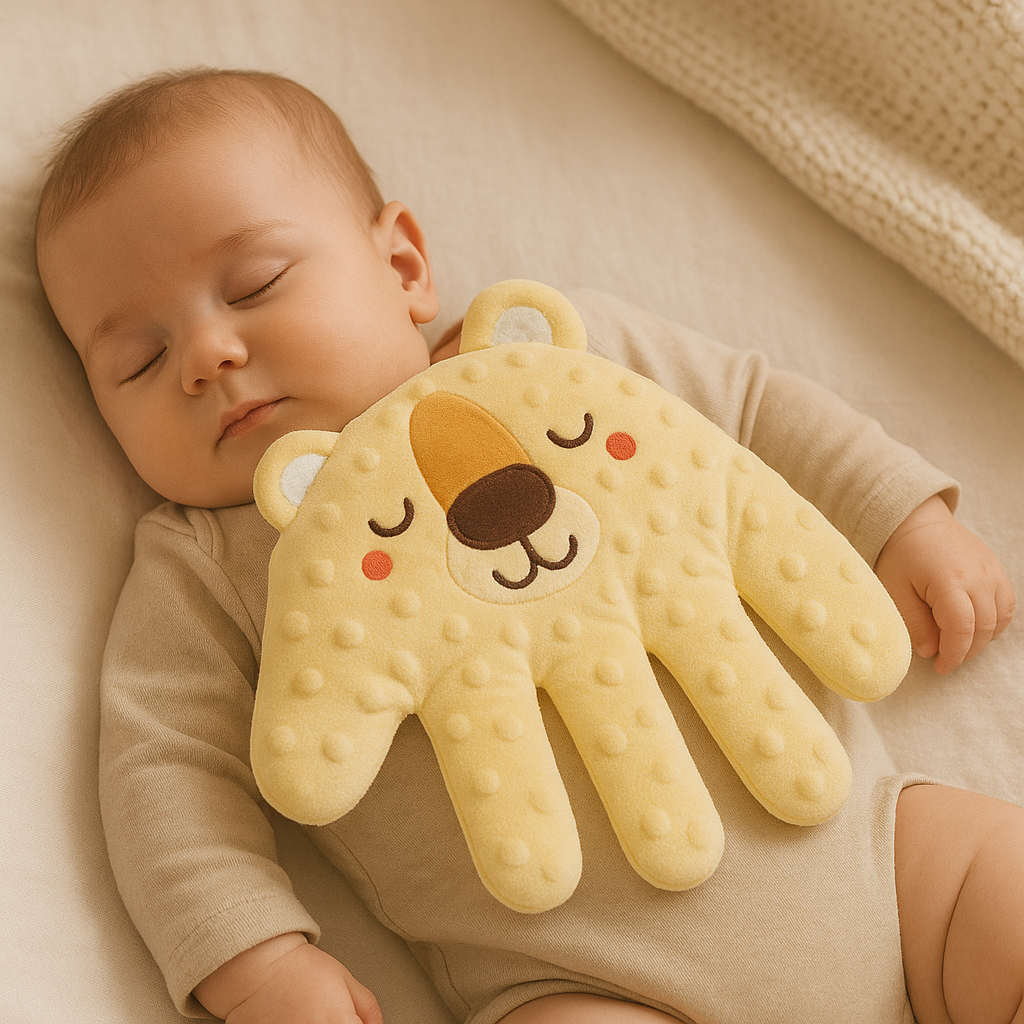 Coussin Apaisant Bébé - Lion Jaune - Coussin Deco
