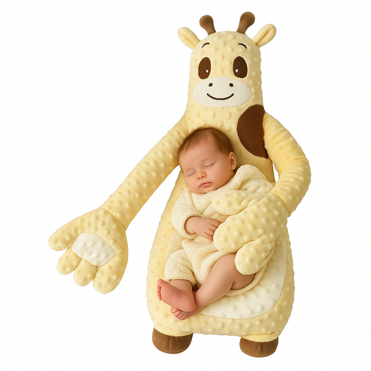 Peluche Apaisante Bébé - Girafe - Coussin Deco