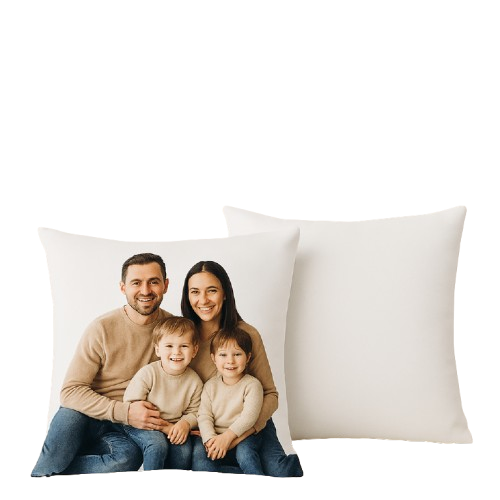 Housse de Coussin Personnalisée - Impression 1 Face - Coussin Deco