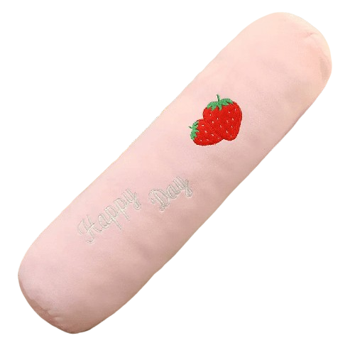 Coussin de Grossesse Long - Rose & Fraise - Coussin Deco