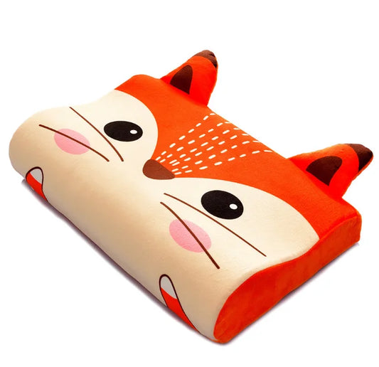 Oreiller Enfant Mémoire de Forme - Renard - Coussin Deco