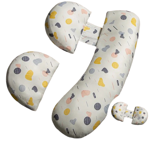 Coussin de Maternité - Motif Géométrique Doux - Coussin Deco