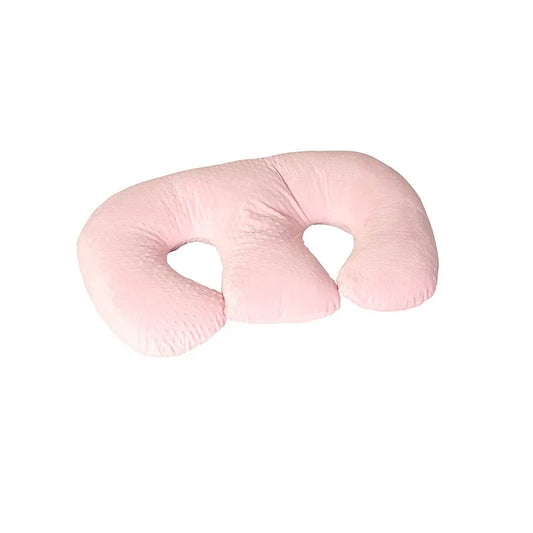 Coussin d'Allaitement Jumeaux - Rose Poudré - Coussin Deco