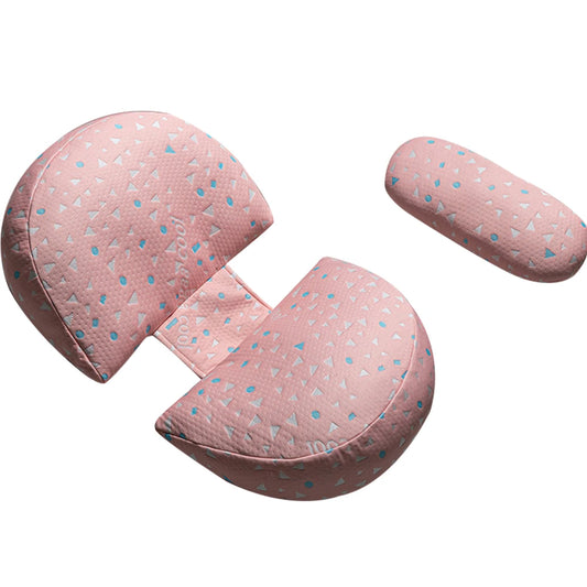 Coussin de Grossesse - Rose Motif Triangle - Coussin Deco