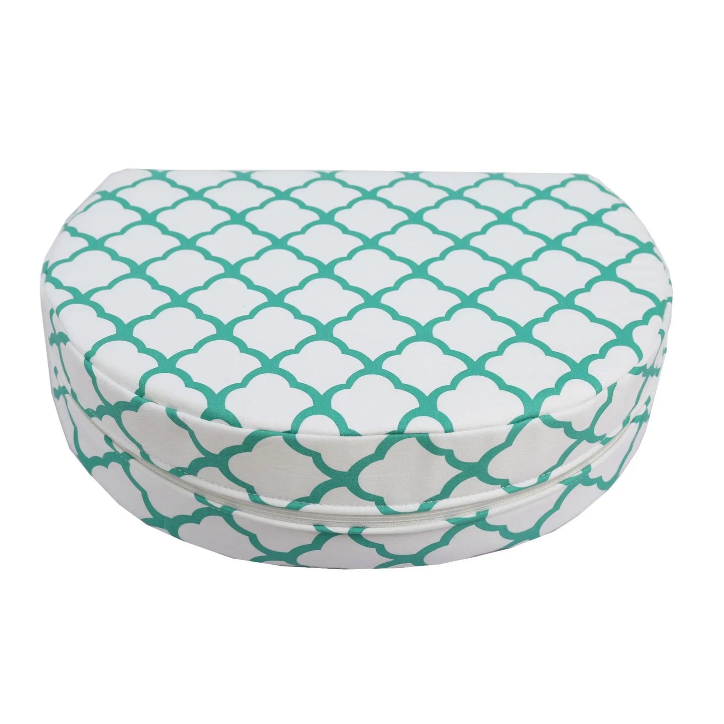 Coussin Wedge Grossesse - Treillis Marocain Vert - Coussin Deco