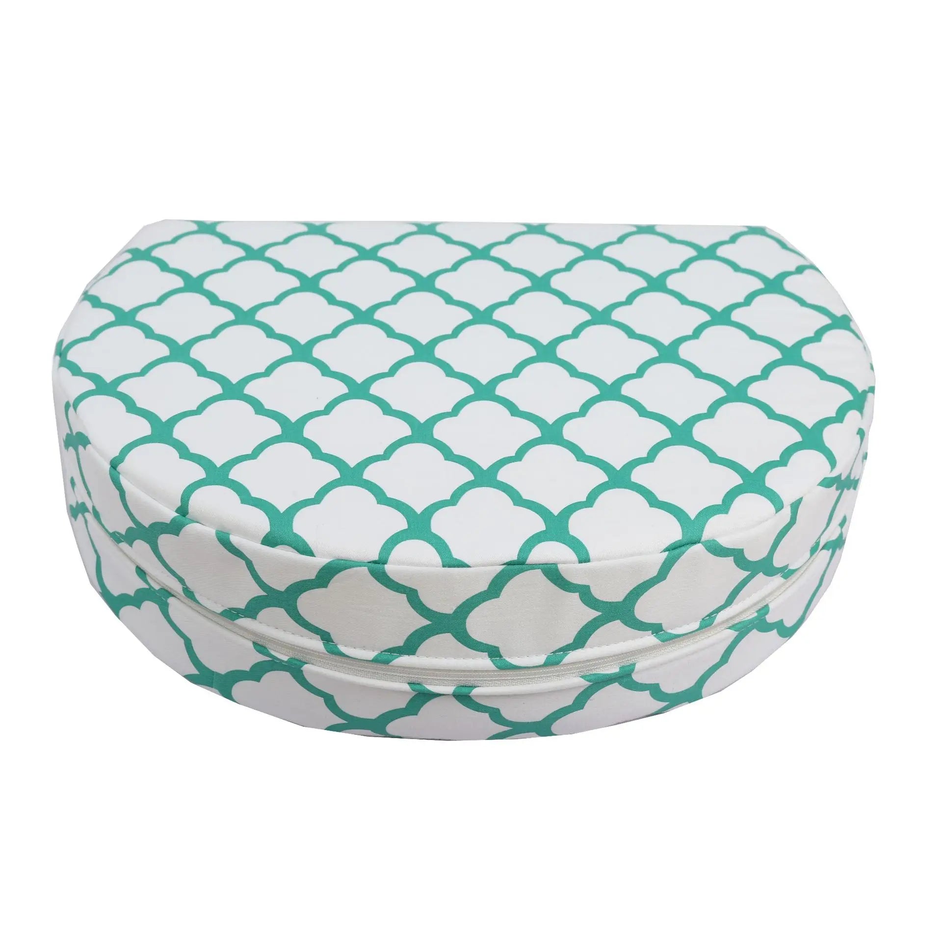 Coussin Wedge Grossesse - Treillis Marocain Vert - Coussin Deco