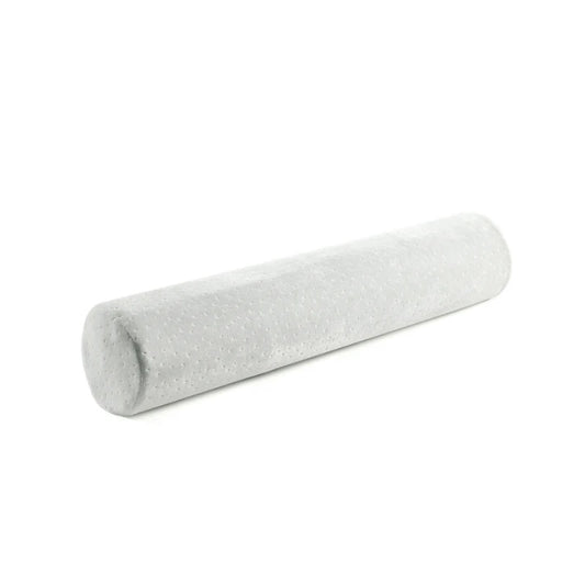Coussin Cylindrique en Velours Gris Clair - Coussin Deco