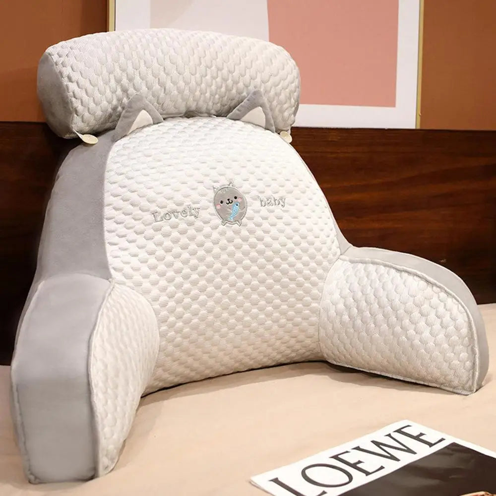 Coussin de Maternité - Beige & Chat - Coussin Deco