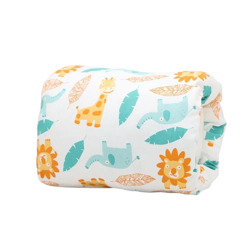 Coussin d'Allaitement Bébé - Animaux Jungle - Coussin Deco