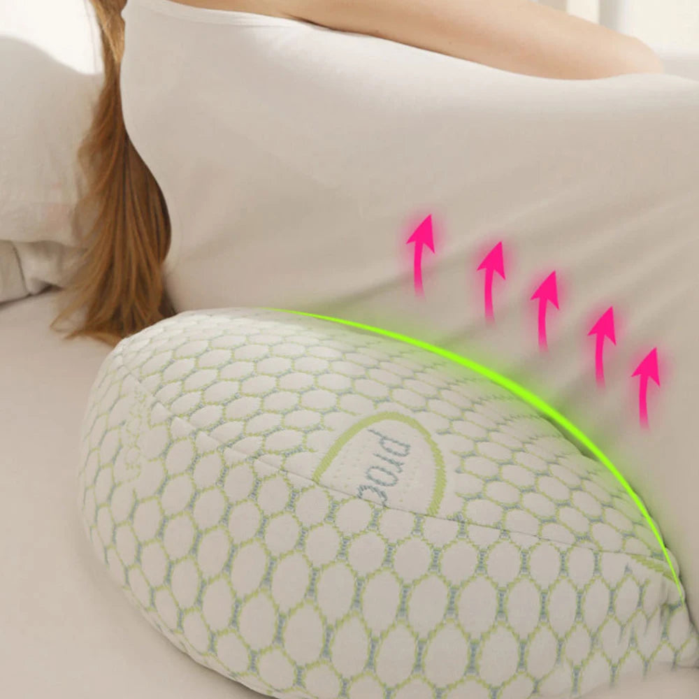Coussin de Grossesse - Rose Motif Triangle - Coussin Deco