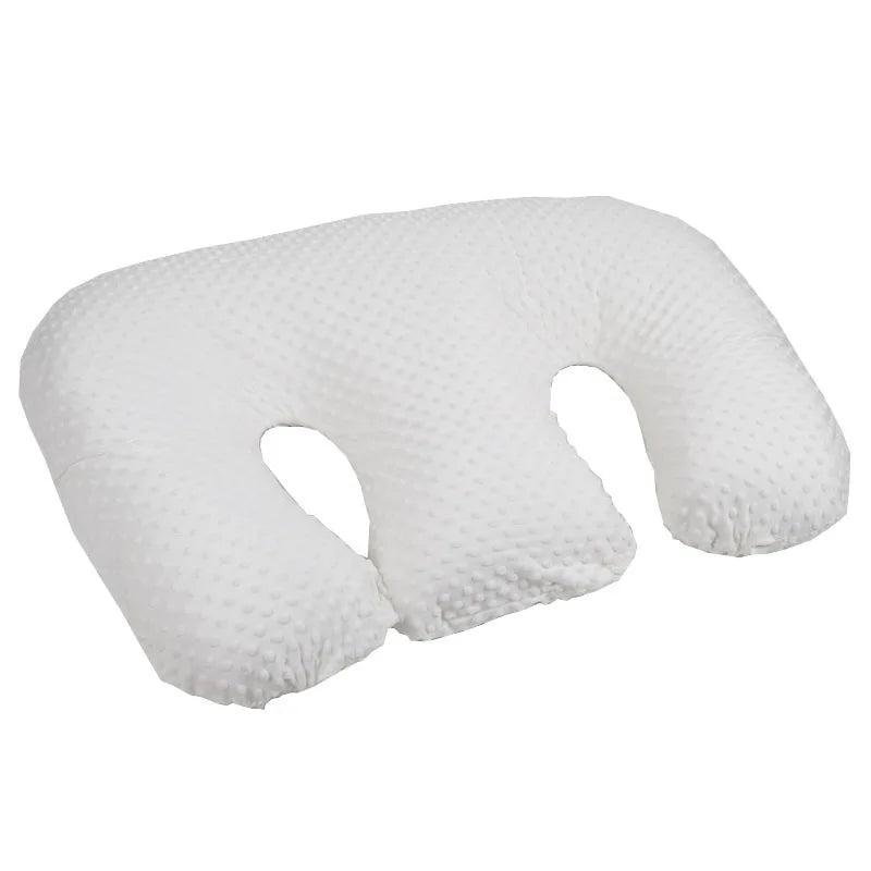 Coussin d'Allaitement Jumeaux - Blanc Doux - Coussin Deco