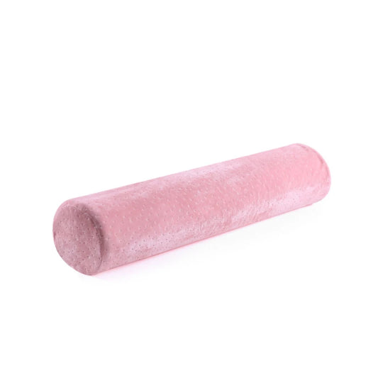 Coussin Cylindrique en Velours Rose - Coussin Deco