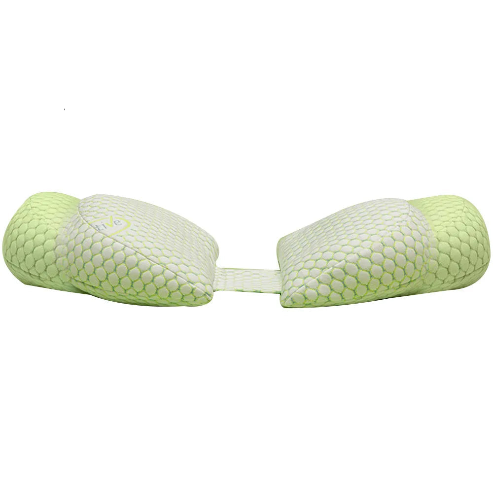 Coussin de Grossesse - Vert Motif Broderie - Coussin Deco