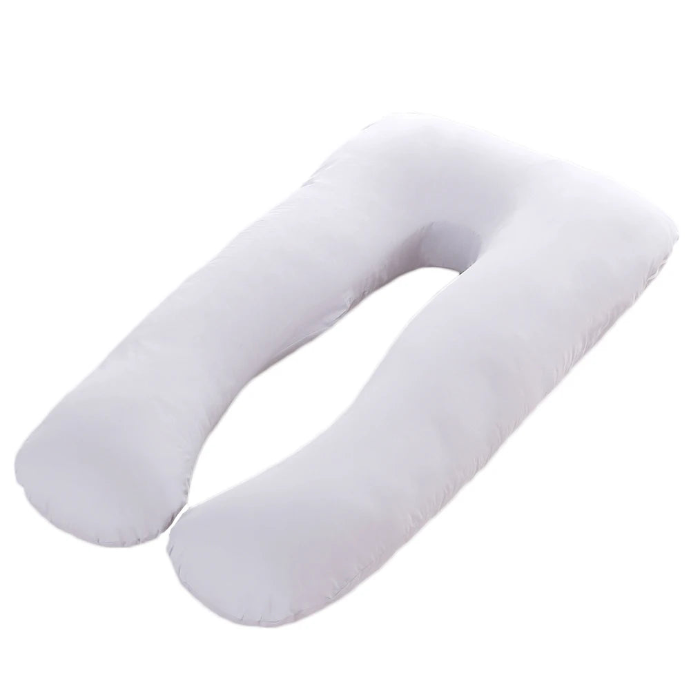 Housse de Coussin Grossesse en U - Blanc - Coussin Deco