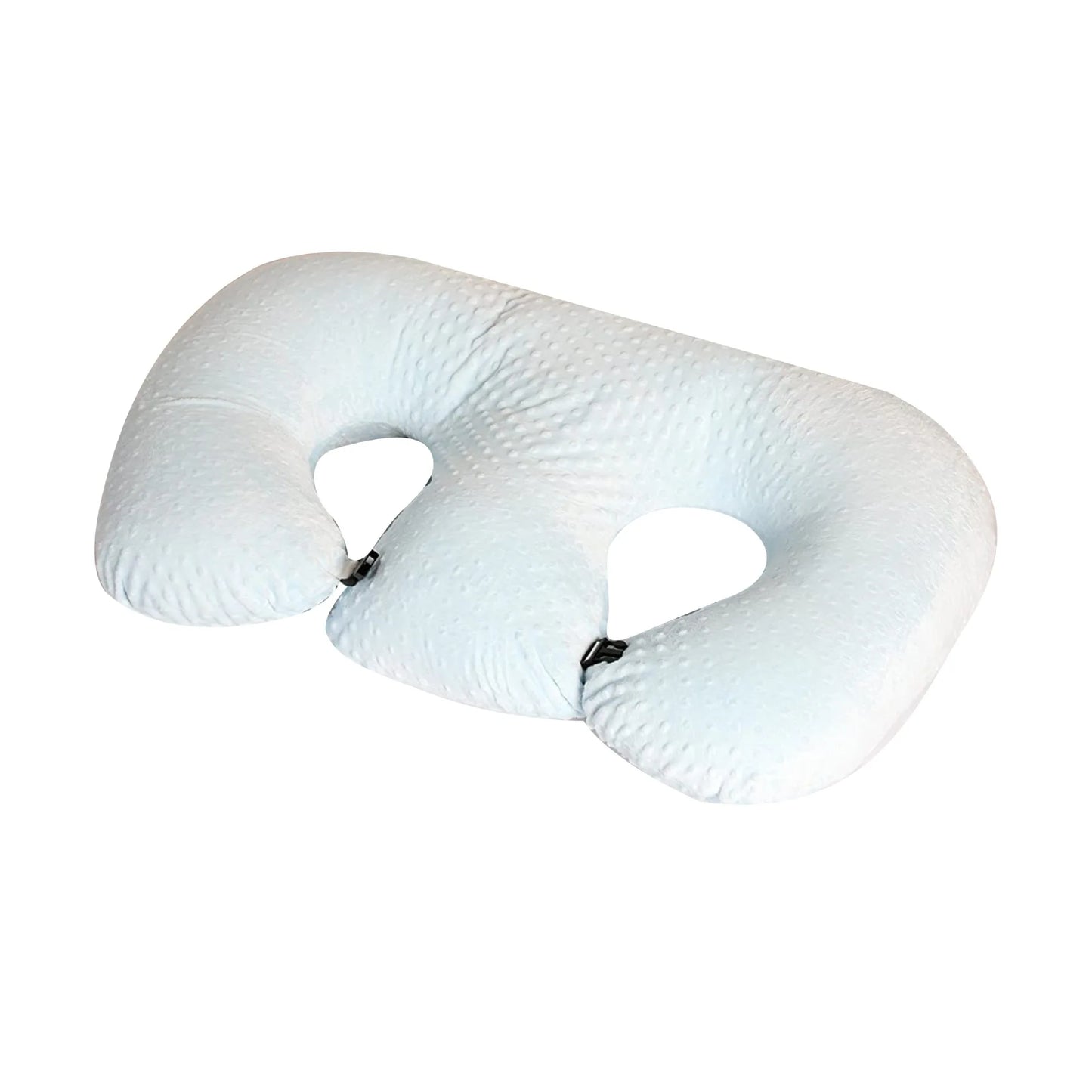 Coussin d'Allaitement Jumeaux - Bleu Ciel - Coussin Deco