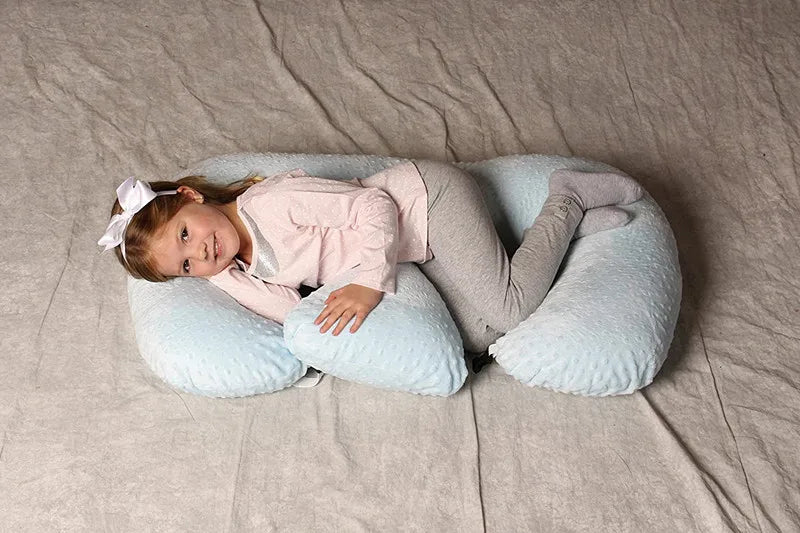 Coussin d'Allaitement Jumeaux - Blanc Doux - Coussin Deco