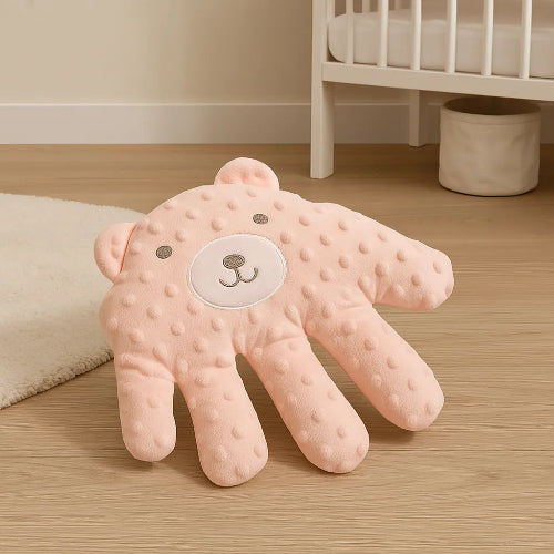 Coussin Apaisant Bébé - Ours Rose - Coussin Deco