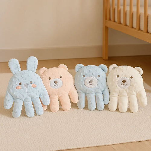 coussins-bebe-par-4 posé dans une chambre de bébé | Coussin-deco.fr