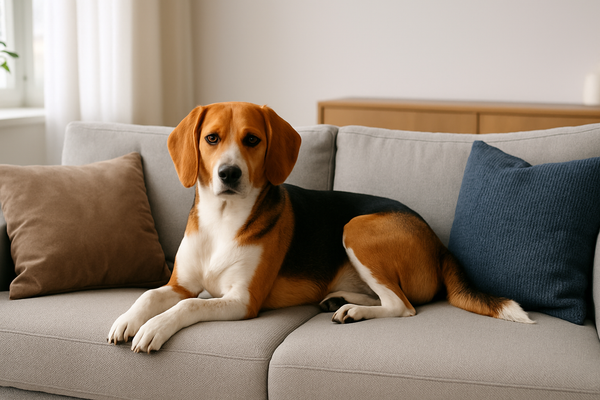 Coussins adaptés aux chiens : résistants et faciles à nettoyer