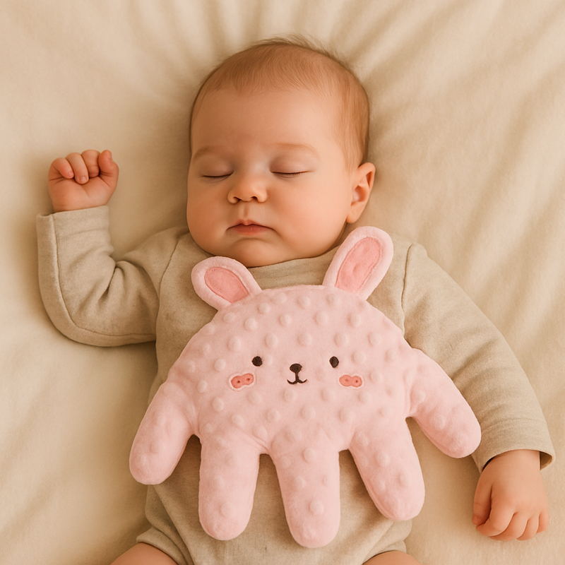 Coussin Apaisant Bébé - Lapin Rose