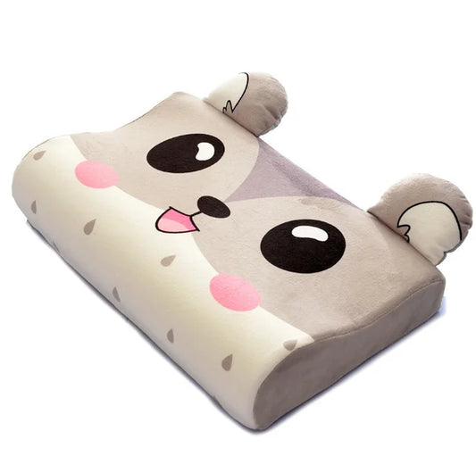 Oreiller Enfant Mémoire de Forme - Ecureuil - Coussin Deco