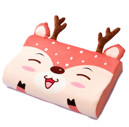 Oreiller Enfant Mémoire de Forme - Cerf - Coussin Deco