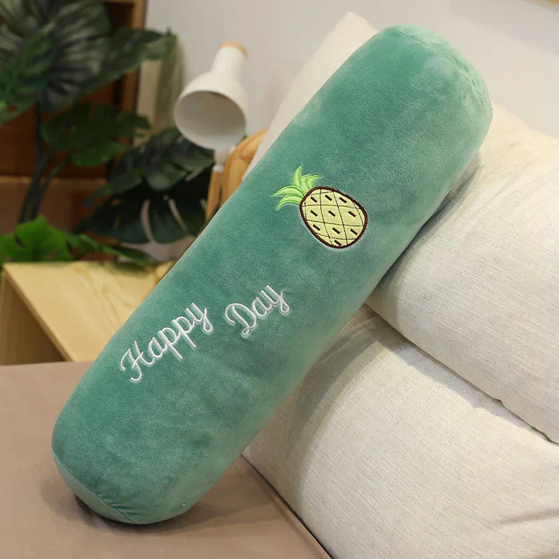 Coussin de Grossesse Long - Vert Foncé & Ananas - Coussin Deco