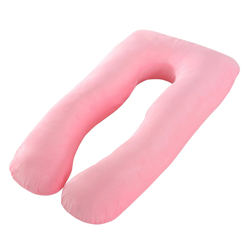 Housse de Coussin Grossesse en U - Rose Clair - Coussin Deco