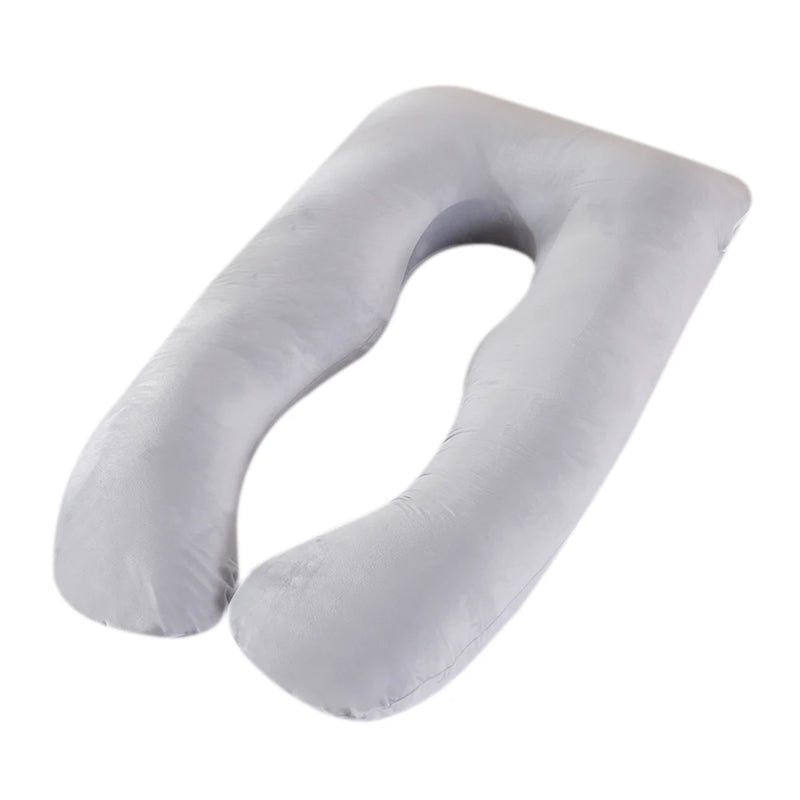 Coussin de Grossesse en U - Gris Clair - Coussin Deco