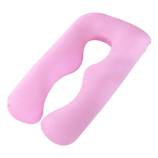 Housse de Coussin de Grossesse en U - Rose Bonbon - Coussin Deco