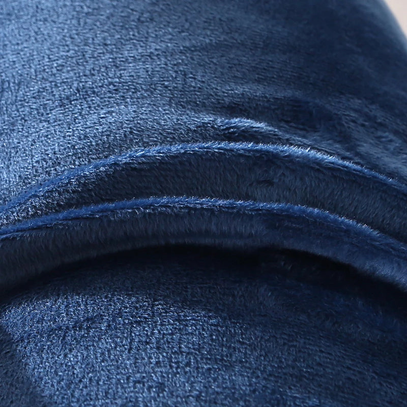 Coussin de Grossesse en U - Bleu Velours - Coussin Deco
