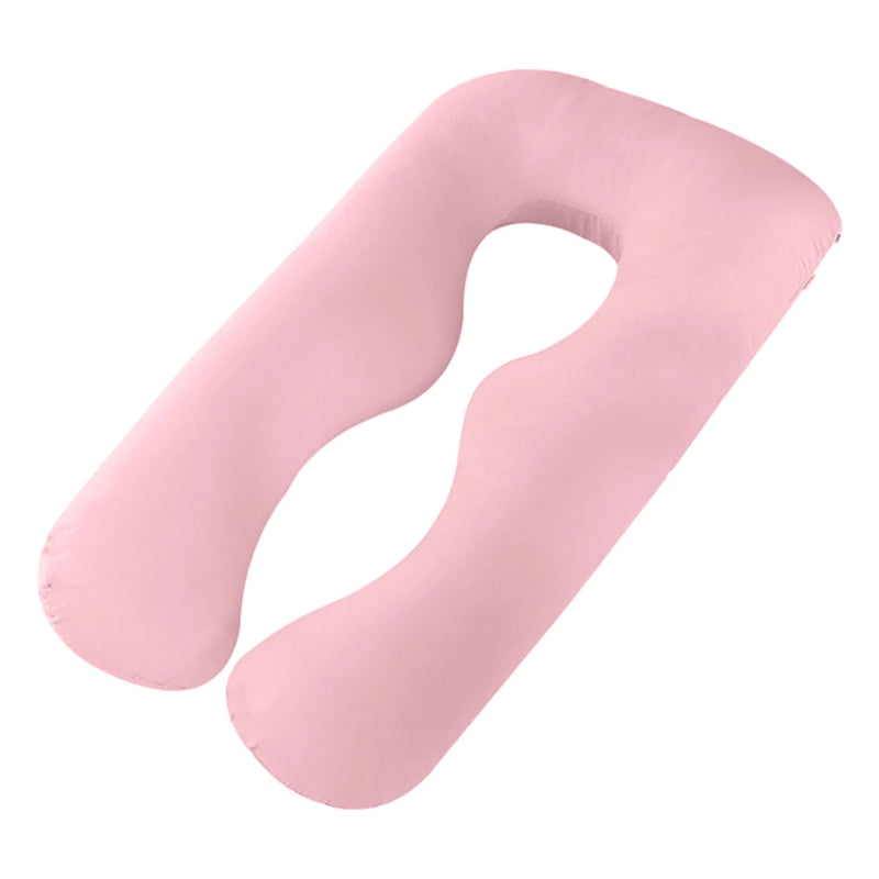 Housse de Coussin Grossesse en U - Rose Clair - Coussin Deco