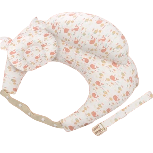 Coussin d'Allaitement - Soutien Maternité Pêche & Baleines - Coussin Deco