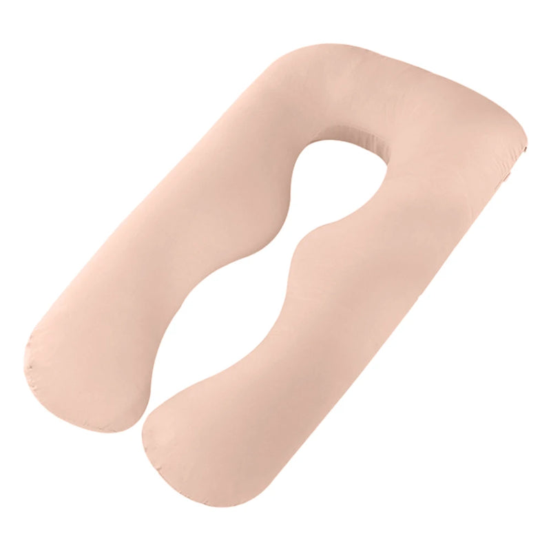 Housse de Coussin de Grossesse en U - Beige - Coussin Deco