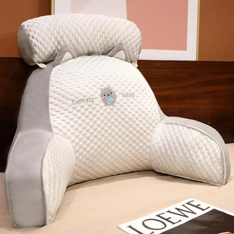 Coussin de Maternité - Beige & Chat - Coussin Deco