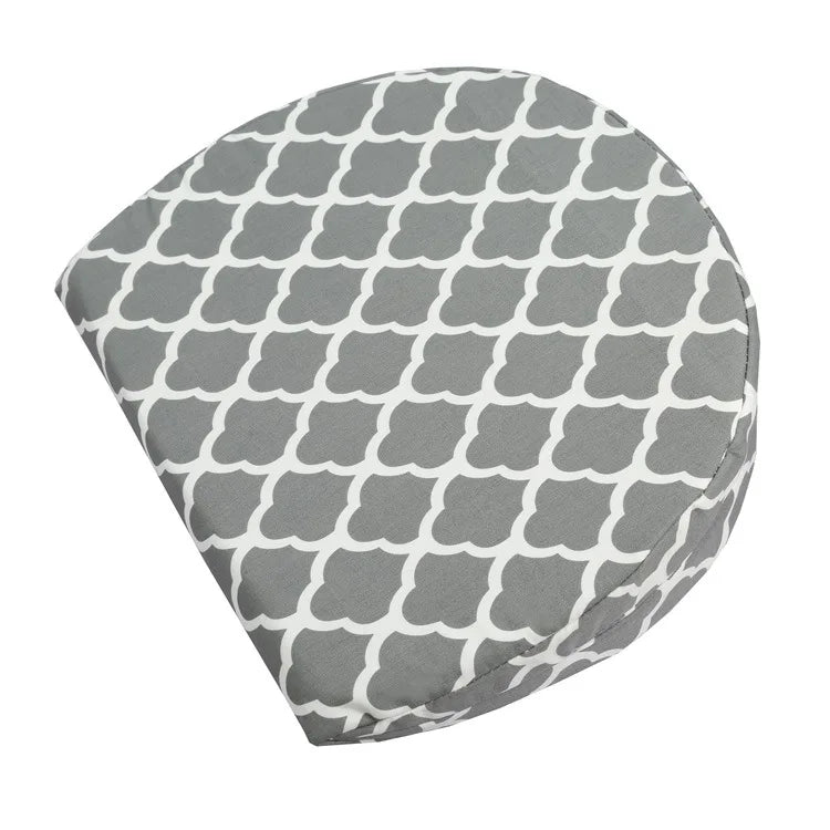 Coussin Wedge Grossesse - Treillis Marocain Gris - Coussin Deco
