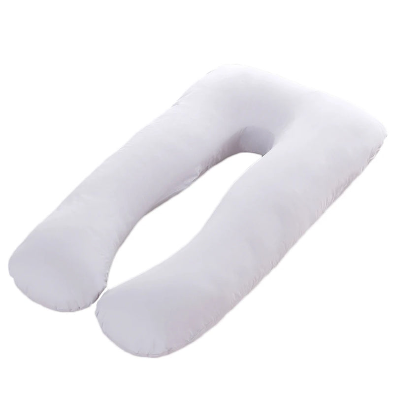 Housse de Coussin Grossesse en U - Blanc - Coussin Deco