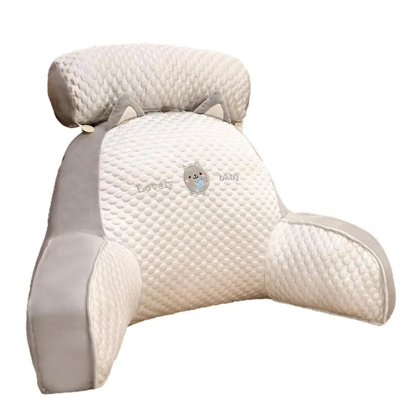 Coussin de Maternité - Beige & Chat - Coussin Deco